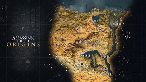 assassin's creed origins all locations.